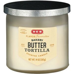 LAST ONE! Butter Tortilla Scented Candle H-E-B Flavor Favorites